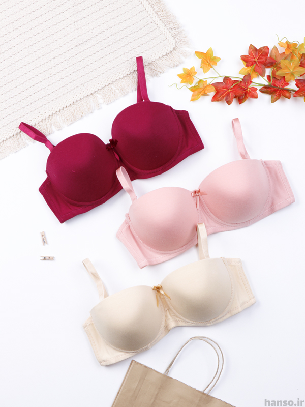 1 سوتین اسفنجی فنردار کد 703