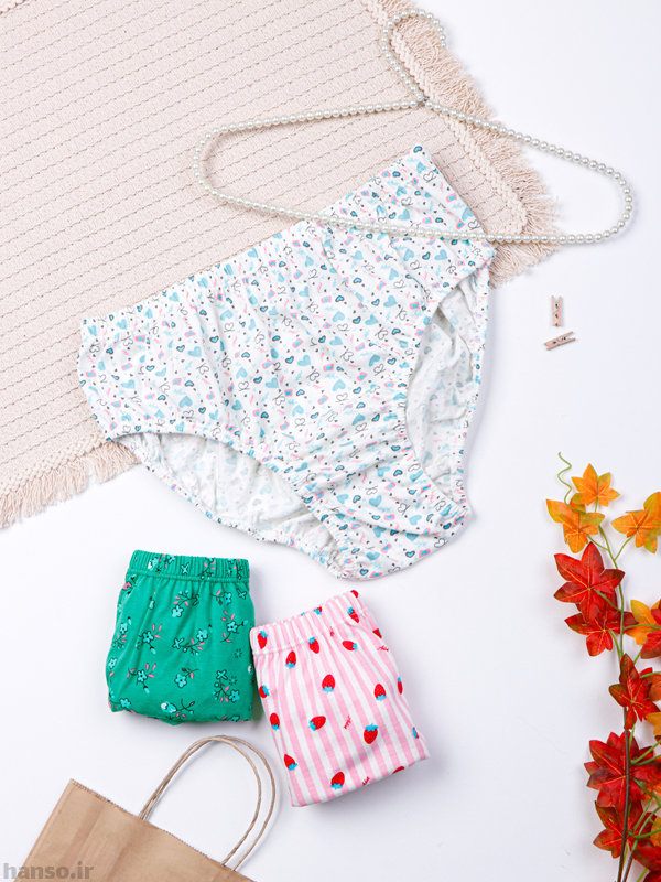 3 پک شورت زنانه لیفه ای نخی آداک Adak سایز 3XL کد 5623