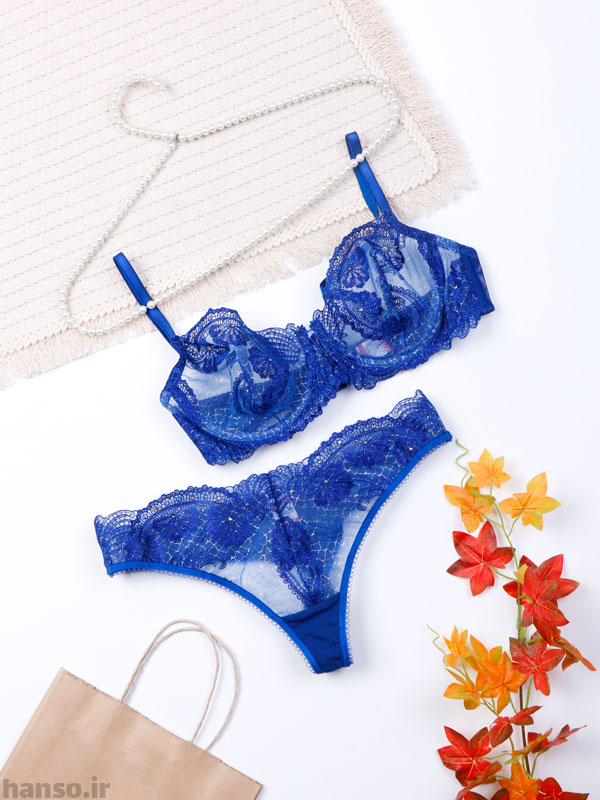 1 ست شورت و سوتین فنردار توری Pedli پدلی کد P212