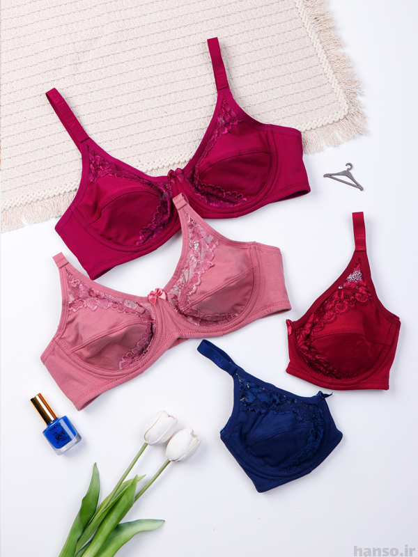 7 سوتین نخ و دانتل فنردار ایزابلا کد 505