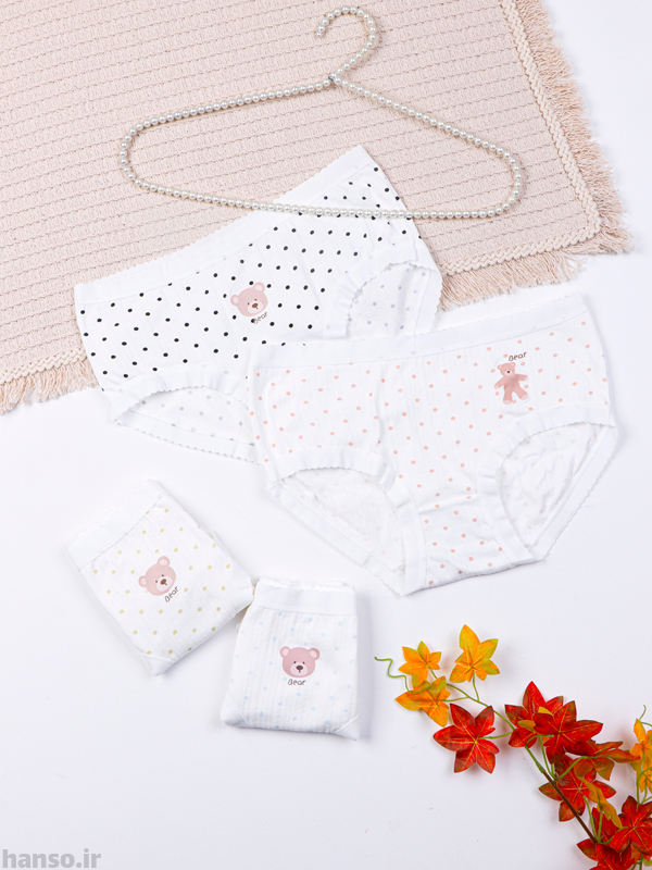 5 شورت زنانه اسلیپ نخی کد 6105