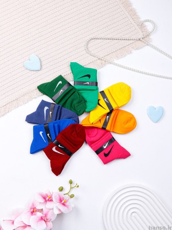 20 جوراب نیم ساق کش انگلیسی نایک nike کد 1002