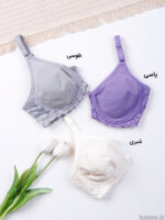 ست شورت و سوتین پرسی نخ و دانتل فنردار ایزابلا کد 0170