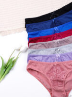 ست شورت و سوتین پرسی نخ و دانتل فنردار ایزابلا کد 0170