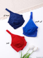 ست شورت و سوتین پرسی نخ و دانتل فنردار ایزابلا کد 0170