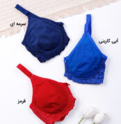 ست شورت و سوتین پرسی نخ و دانتل فنردار ایزابلا کد 0170