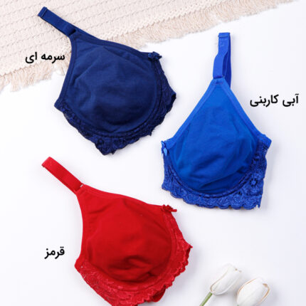 ست شورت و سوتین پرسی نخ و دانتل فنردار ایزابلا کد 0170