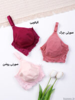 ست شورت و سوتین پرسی نخ و دانتل فنردار ایزابلا کد 0170