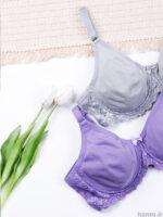 ست شورت و سوتین پرسی نخ و دانتل فنردار ایزابلا کد 0170