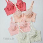 سوتین فنردار دانتل کش پهن ایزابلا کد 1050