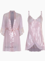 لباس خواب زنانه حریر دو تکه ان بی بی NBB کد 3820