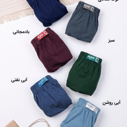 شورت اسلیپ مردانه رنگی آداک Adak کد 7013