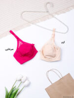 سوتین پرسی نخی شیشه‌ای فنردار ایزابلا کد 065