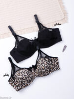 سوتین پرسی نخی شیشه‌ای فنردار ایزابلا کد 065