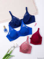 سوتین پرسی نخی شیشه‌ای فنردار ایزابلا کد 065