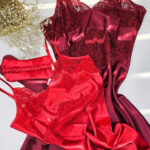 لباس خواب ساتن زنانه اما EMA کد 3530