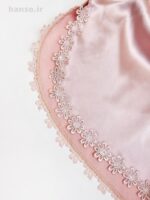 لباس خواب ساتن زنانه ست تاپ و شلوارک لوندر Lavender کد 3094