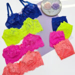 ست شورت و سوتین گیپور فنردار ژوبین کد 111