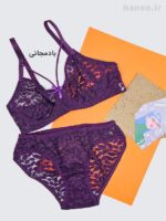 ست شورت و سوتین توری فنردار ژوبین کد 1369