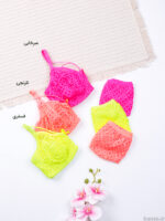 ست شورت و سوتین توری فنردار ژوبین کد 1369