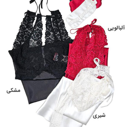 لباس خواب ساتن زنانه اما EMA کد 2810