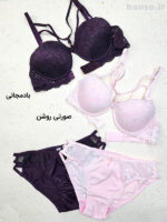 ست شورت و سوتین اسفنجی فنردار اما EMA کد 3058