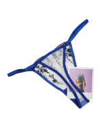 ست شورت و سوتین توری فنردار نوشه پوش کد 889 - طرح 03