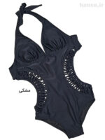 مایو زنانه یک تکه کاپدار (کاپ ثابت) بدون فنر کد 5452