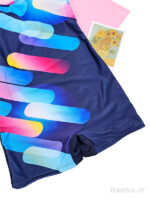 مایو زنانه یک تکه کاپدار (کاپ ثابت) بدون فنر کد 5461