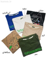 تیشرت نخ پنبه آفر Offer طرح خرس کد 5479