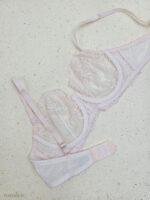 ست شورت و سوتین فنردار توری ژینا Jina گلی کد 2005