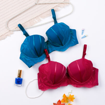 سوتین اسفنجی کاپدار فنردار کد 706