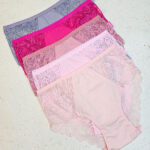 شورت زنانه اسلیپ نخ و دانتل فاق بلند Adak آداک کد 112