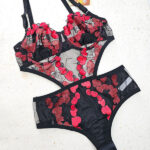 بادی فانتزی فنردار توری نوشه پوش کد 900 - طرح 04