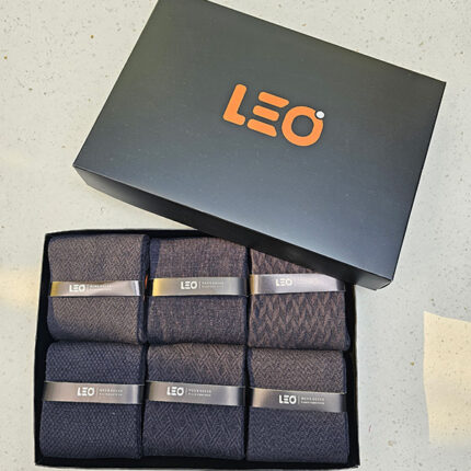 پک جوراب ساقدار لئو Leo کد 8119 - جعبه 6 جفتی