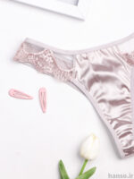 ست شورت و سوتین تور و ساتن فنردار ژینا Jina طوسی کد 2025 - Image 4