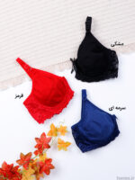 سوتین پرسی نخ و دانتل فنردار ایزابلا کد 0170