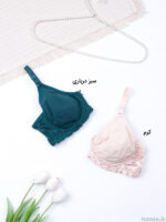 سوتین پرسی نخ و دانتل فنردار ایزابلا کد 0170