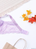 ست شورت و سوتین گیپور بدون فنر ژوبین کد 2034