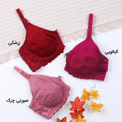 سوتین پرسی نخ و دانتل فنردار ایزابلا کد 0170