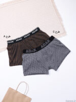 شورت مردانه پادار نخی آداک Adak طرحدار کد 1-211