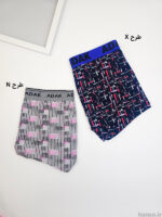 شورت مردانه پادار نخی آداک Adak طرحدار کد 211