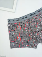 شورت مردانه پادار نخی آداک Adak طرحدار کد 211