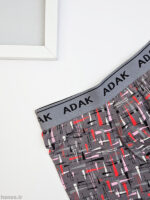 شورت مردانه پادار نخی آداک Adak طرحدار کد 211