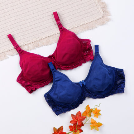 سوتین پرسی نخ و دانتل فنردار ایزابلا کد 0170