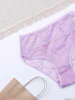 ست شورت و سوتین گیپور بدون فنر ژوبین کد 2034