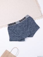 شورت مردانه پادار نخی آداک Adak طرحدار کد 1-211