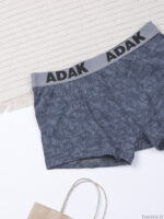 شورت مردانه پادار نخی آداک Adak طرحدار کد 1-211