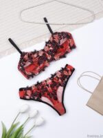 ست شورت و سوتین فنردار توری Bereta برتا کد 2420JR