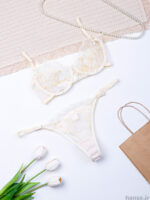 ست شورت و سوتین فنردار توری Bereta برتا کد 2020ZD